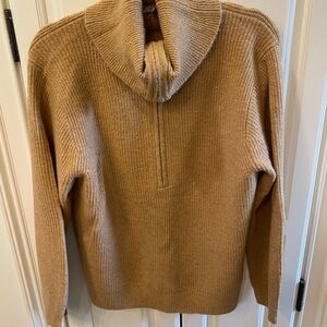 J. Crew Women's Tan Cowl Neck Sweater